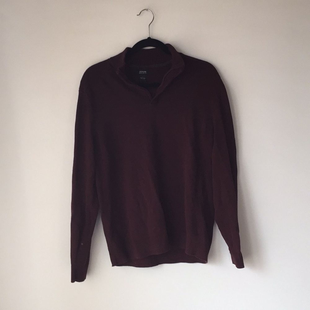 Alfani Quarter ZIp Sweater